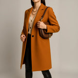 Cappotto Lungo di Lana da Donna - Elegante Cappotto Invernale da Donna