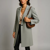 Cappotto Lungo di Lana da Donna - Elegante Cappotto Invernale da Donna